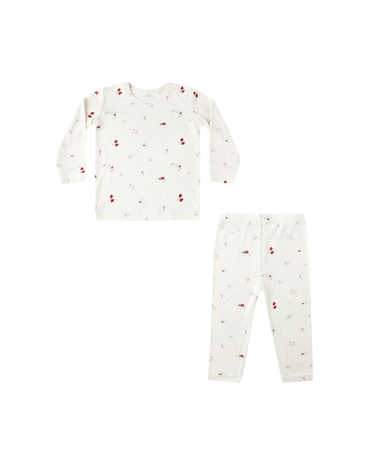 Quincy Mae Bamboo Pajama Set, Winter Wonderland - Flying Ryno