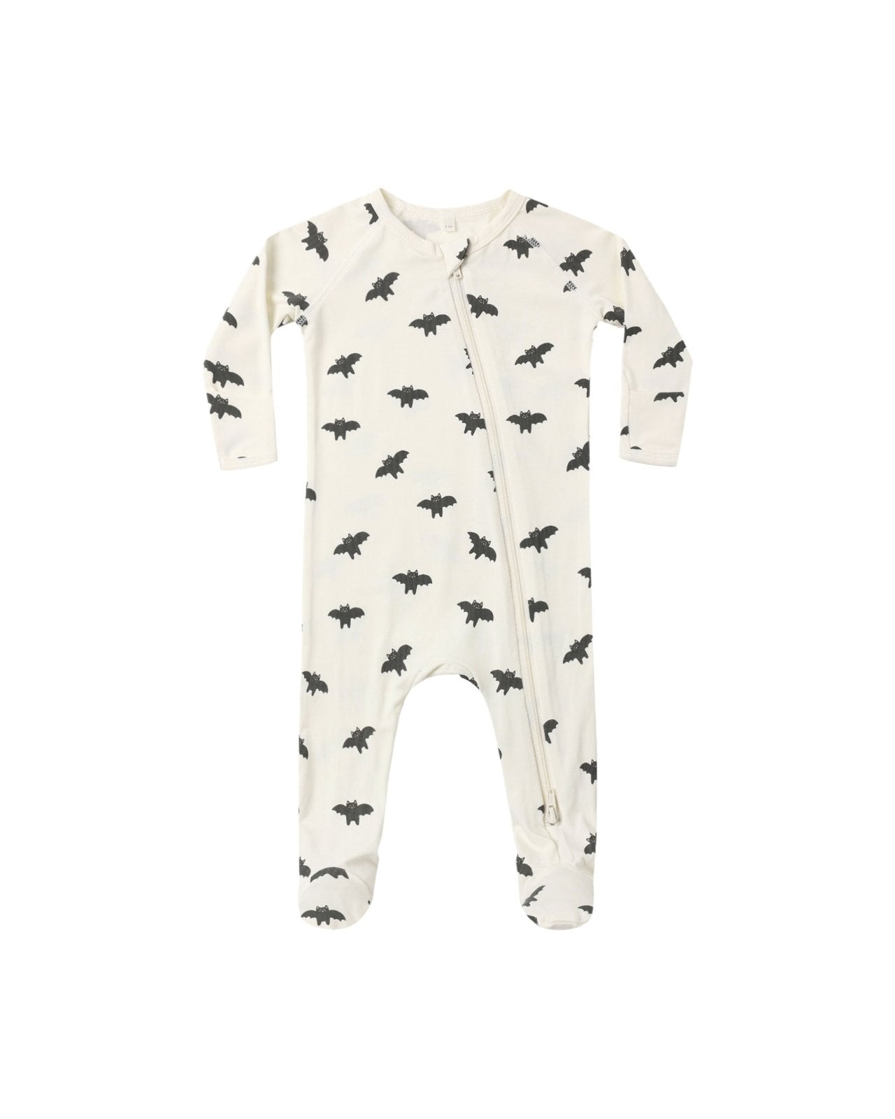Quincy Mae Bamboo Zip Footie, Bats - Flying Ryno