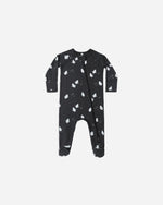 Quincy Mae Bamboo Zip Footie, Ghosts - Flying Ryno