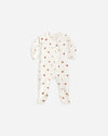 Quincy Mae Bamboo Zip Footie, Pumpkins - Flying Ryno
