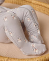 Quincy Mae Bamboo Zip Footie, Snowmen - Flying Ryno