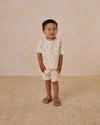 Quincy Mae Boxy Pocket Tee and Short Set, Carrots - Flying Ryno