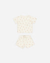 Quincy Mae Boxy Pocket Tee and Short Set, Carrots - Flying Ryno