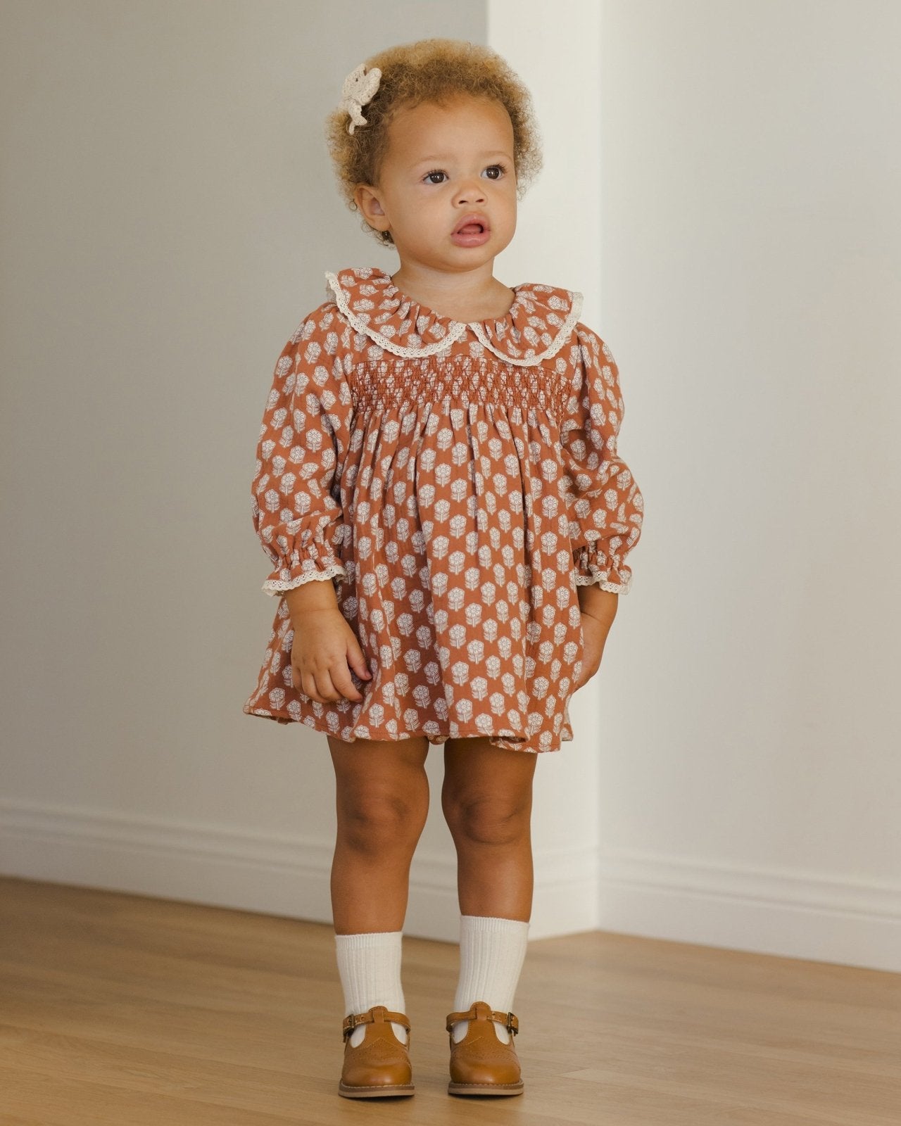 Quincy Mae Callie Dress, Holiday Fleur - Flying Ryno
