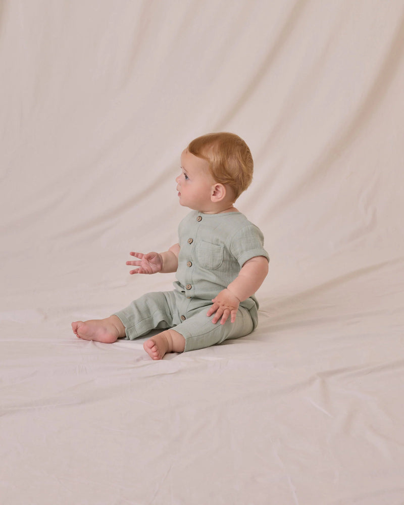 Quincy Mae Charlie Jumpsuit, Sage - Flying Ryno