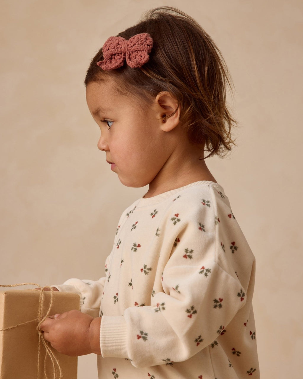 Quincy Mae Crochet Bow, Cranberry - Flying Ryno