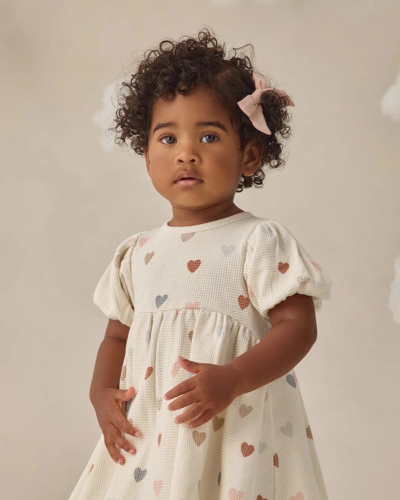 Quincy Mae Darla Dress, Confetti Hearts - Flying Ryno