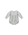 Quincy Mae Eden Romper, Blue Gingham - Flying Ryno