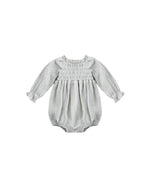 Quincy Mae Eden Romper, Blue Gingham - Flying Ryno