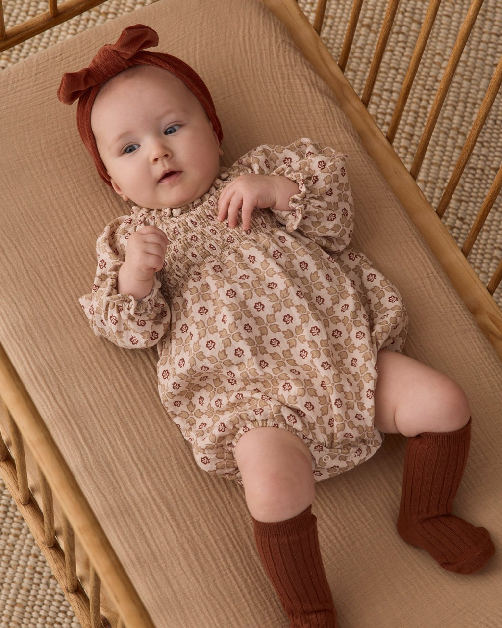 Quincy Mae Eden Romper, Winter Rose - Flying Ryno