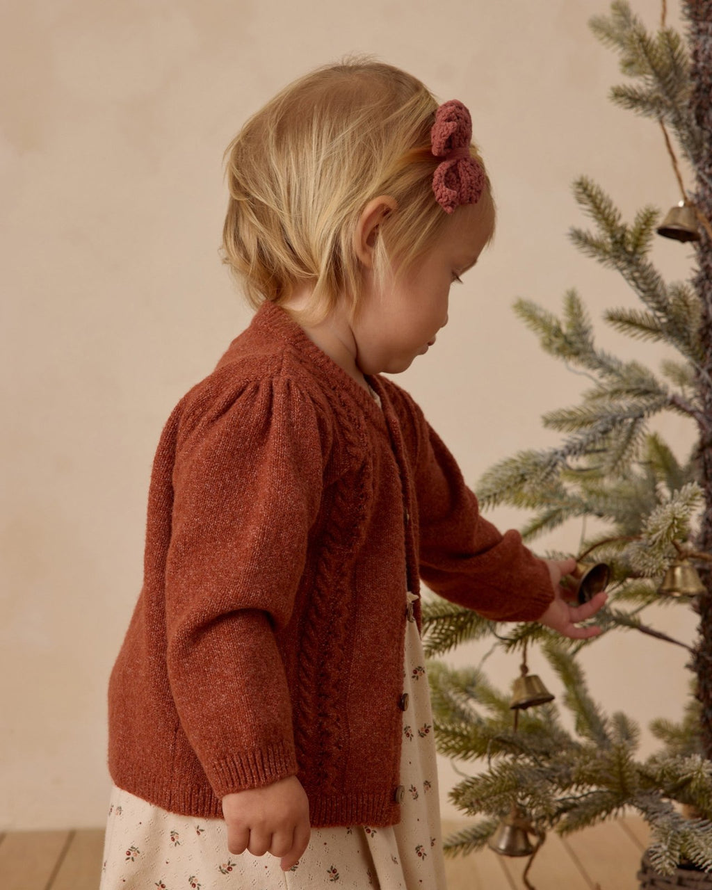 Quincy Mae Holly Cardigan, Cranberry - Flying Ryno