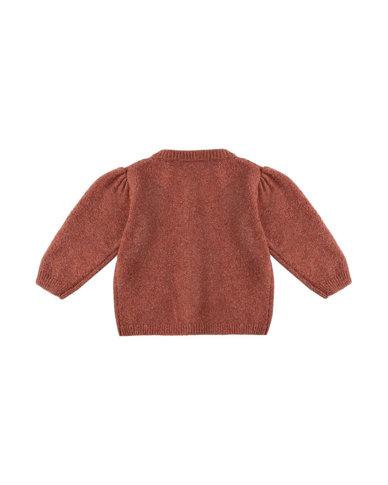 Quincy Mae Holly Cardigan, Cranberry - Flying Ryno