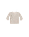 Quincy Mae Knit Wrap Top and Footed Knit Pant Set, Oat - Flying Ryno