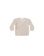 Quincy Mae Knit Wrap Top and Footed Knit Pant Set, Oat - Flying Ryno