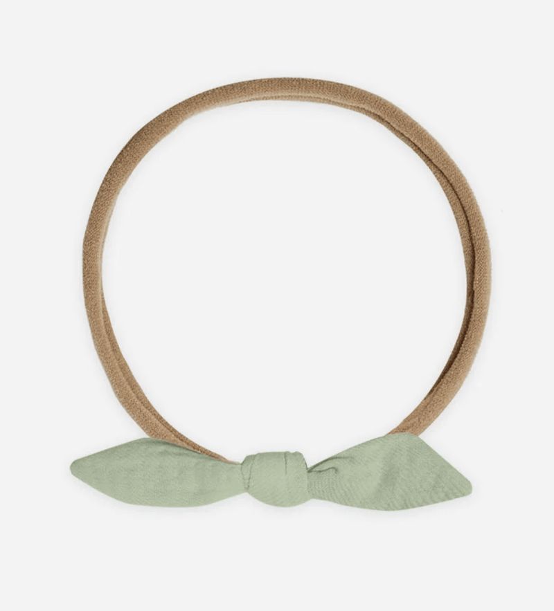 Quincy Mae Little Knot Headband, Sage - Flying Ryno