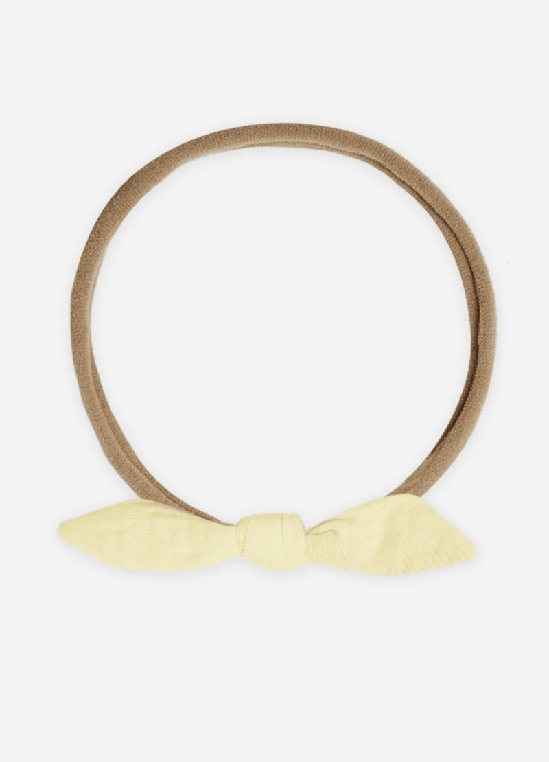 Quincy Mae Little Knot Headband, Yellow - Flying Ryno