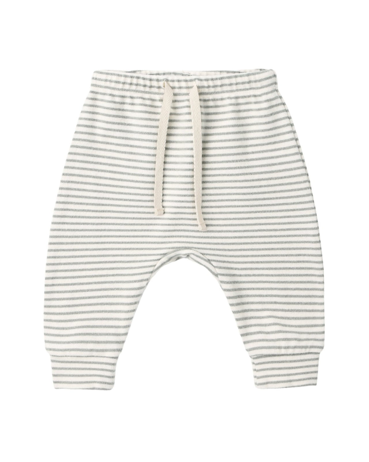Quincy Mae Long Sleeve Tee and Drawstring Pant Set, Laurel Microstripe - Flying Ryno