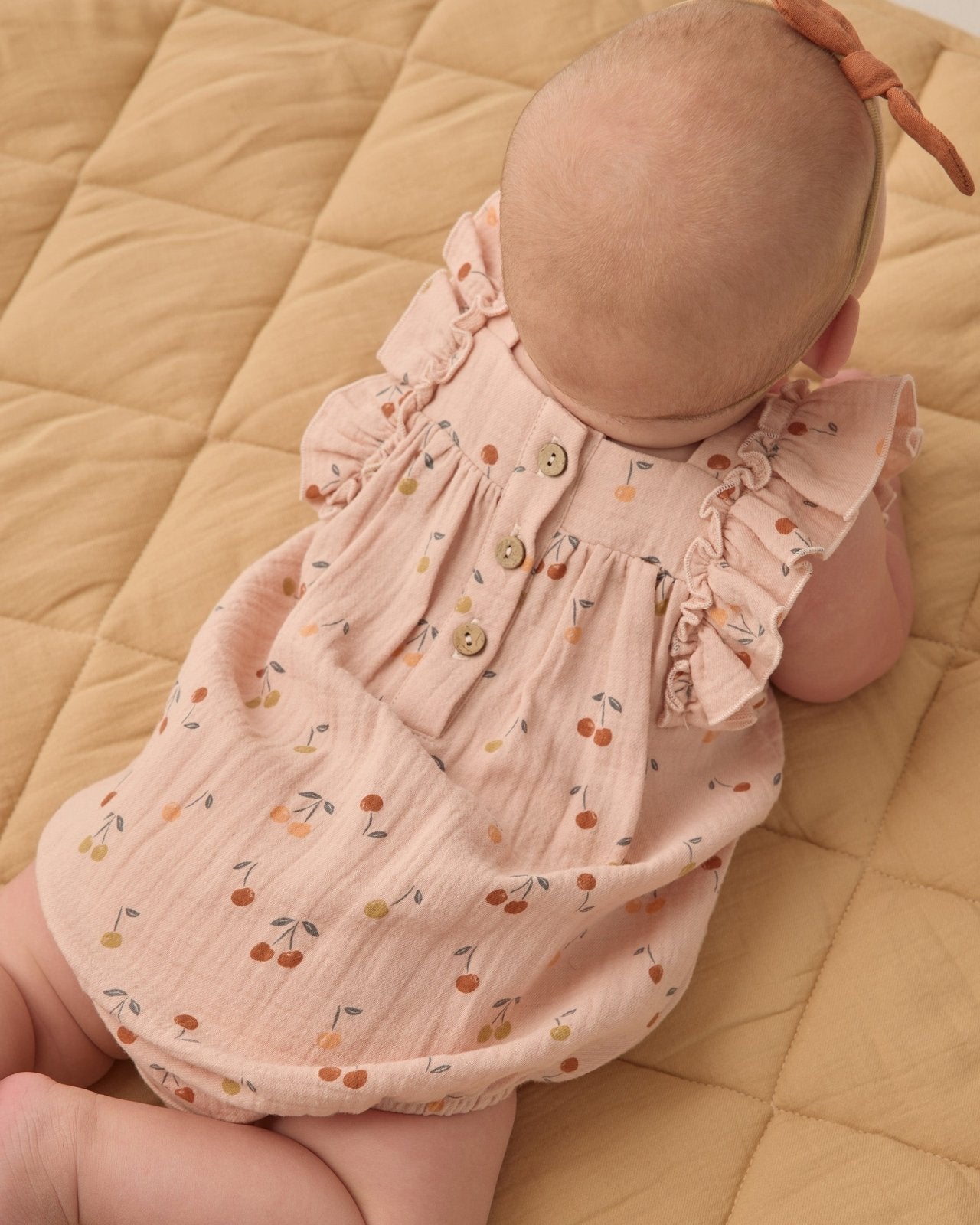 Quincy Mae Maya Romper, Cherries - Flying Ryno