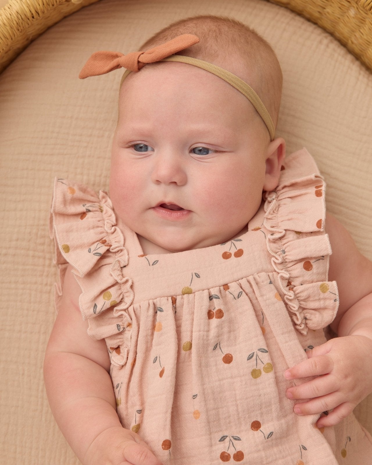 Quincy Mae Maya Romper, Cherries - Flying Ryno