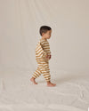 Quincy Mae Oversized Crew Sweatshirt and Sweatpants Set, Gold Stripe - Flying Ryno