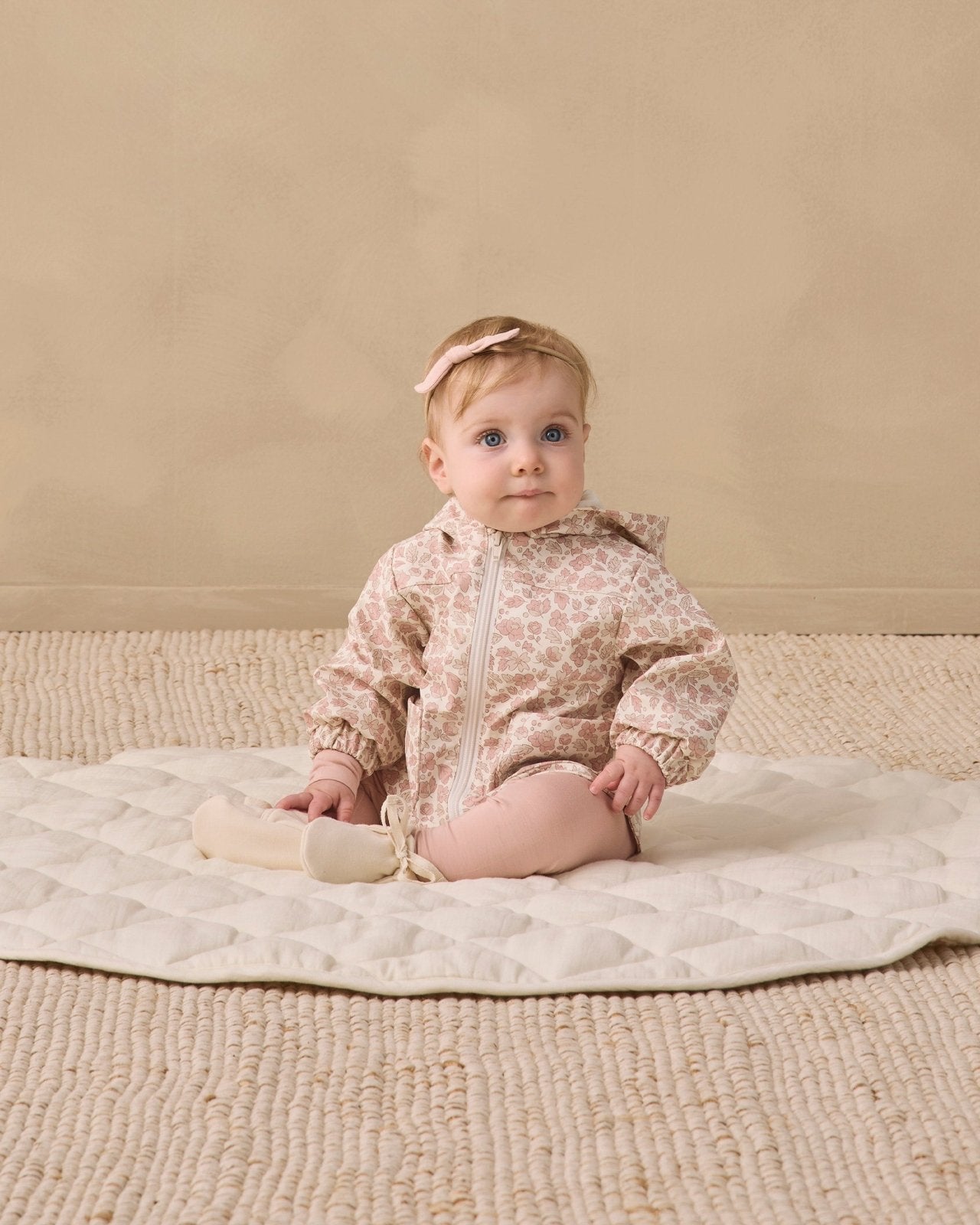 Quincy Mae Rain Coat, Pink Blossom - Flying Ryno
