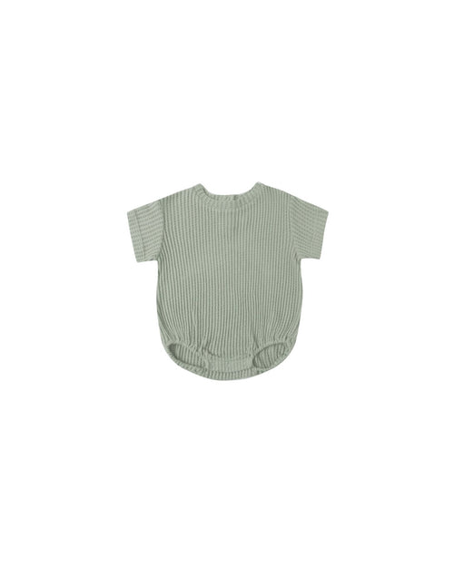 Quincy Mae Relaxed Bubble Romper, Fern - Flying Ryno