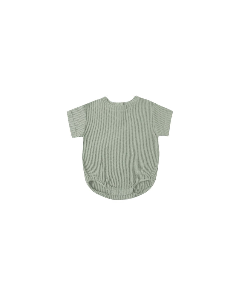 Quincy Mae Relaxed Bubble Romper, Fern - Flying Ryno