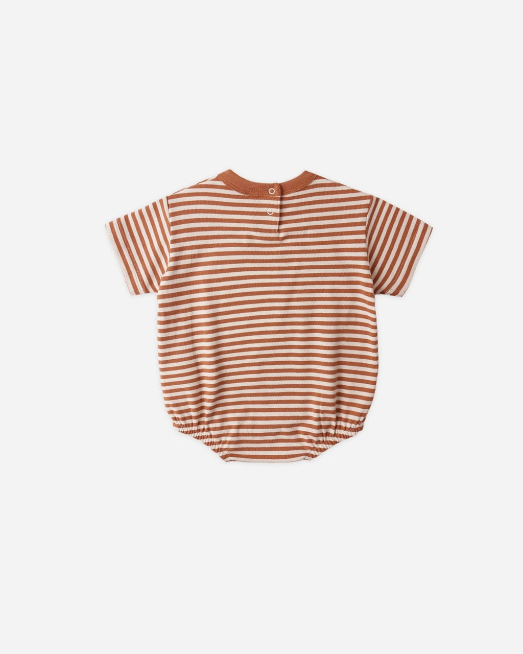 Quincy Mae Relaxed Bubble Romper, Poppy Stripe - Flying Ryno