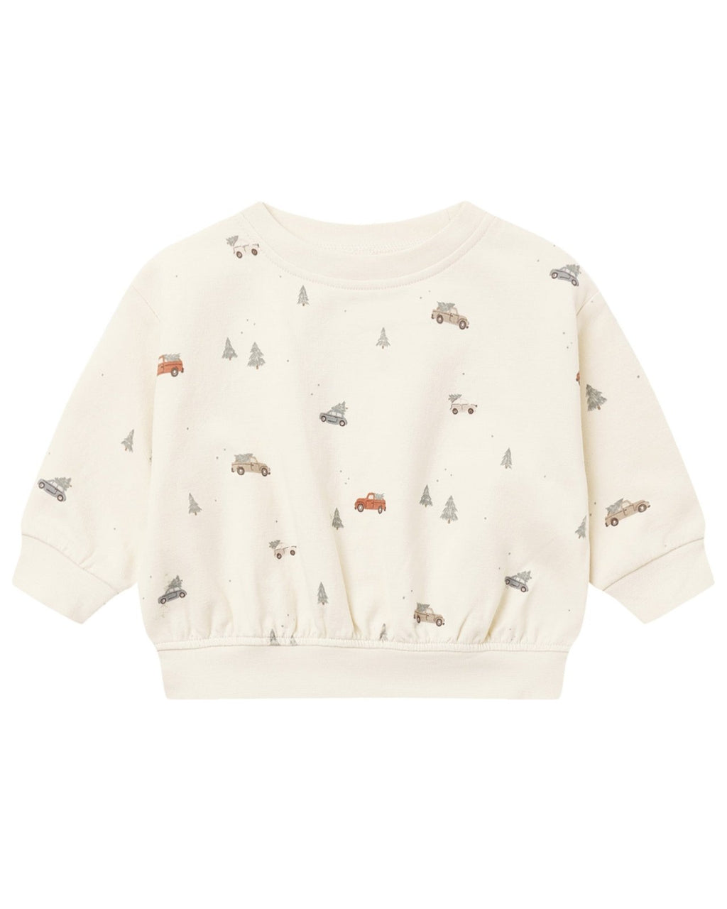 Quincy Mae Relaxed Fleece Sweatshirt and Sweatpant, Set, Holiday Drive - Flying Ryno