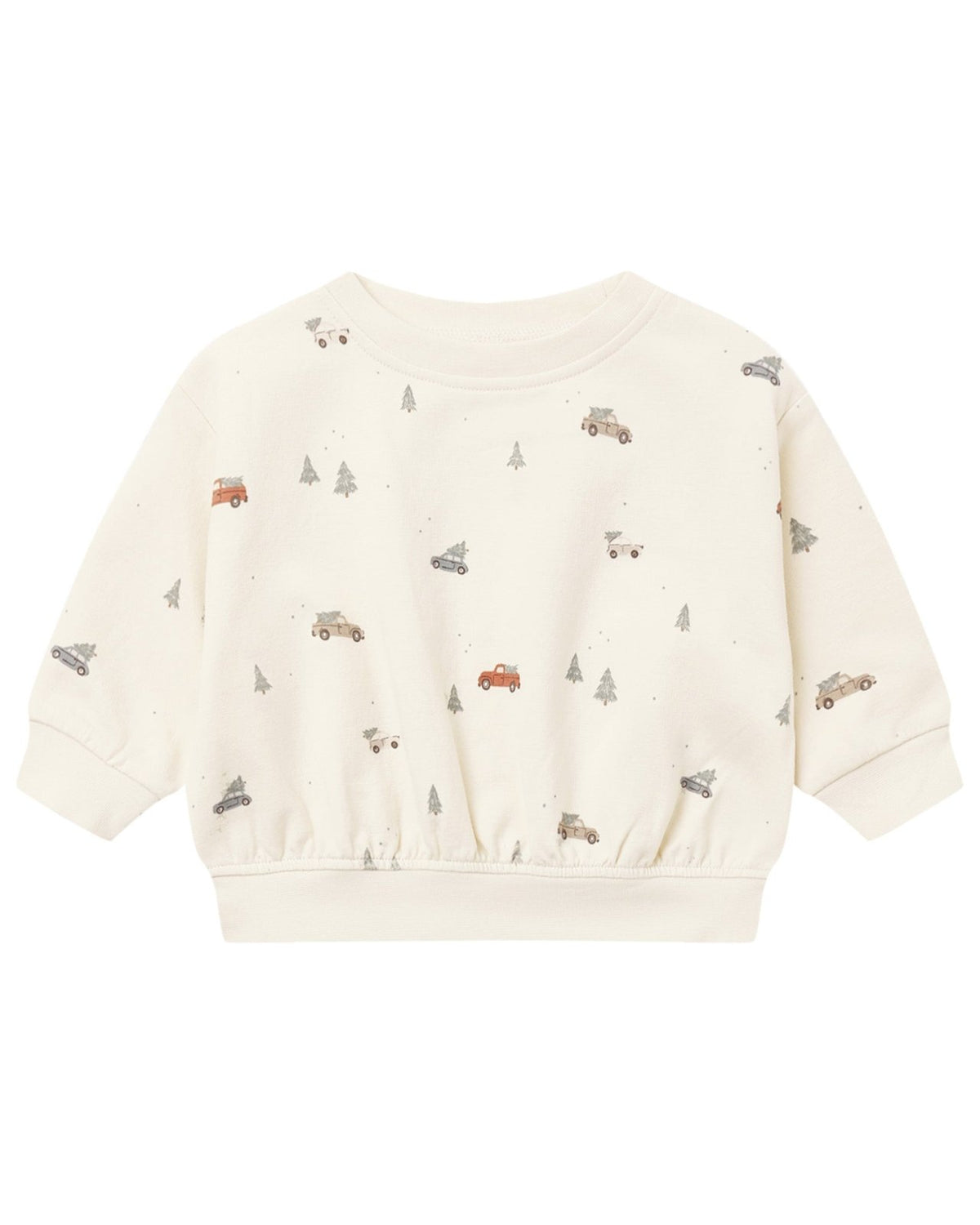 Quincy Mae Relaxed Fleece Sweatshirt and Sweatpant, Set, Holiday Drive - Flying Ryno