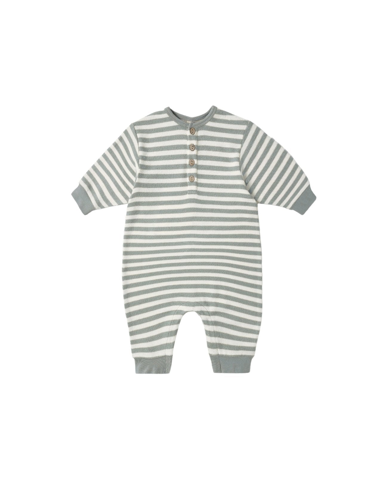 Quincy Mae Relaxed Jumpsuit, Blue Stripe - Flying Ryno