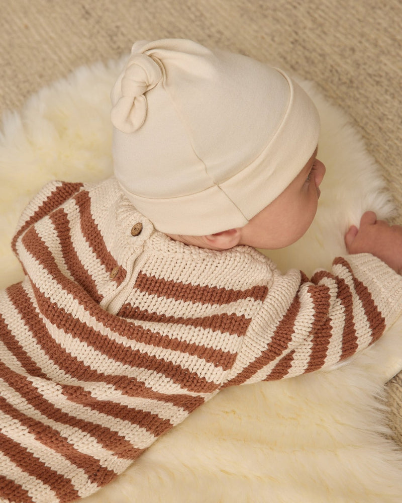 Quincy Mae Rex Romper, Cedar Stripe - Flying Ryno