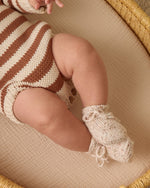 Quincy Mae Rex Romper, Cedar Stripe - Flying Ryno