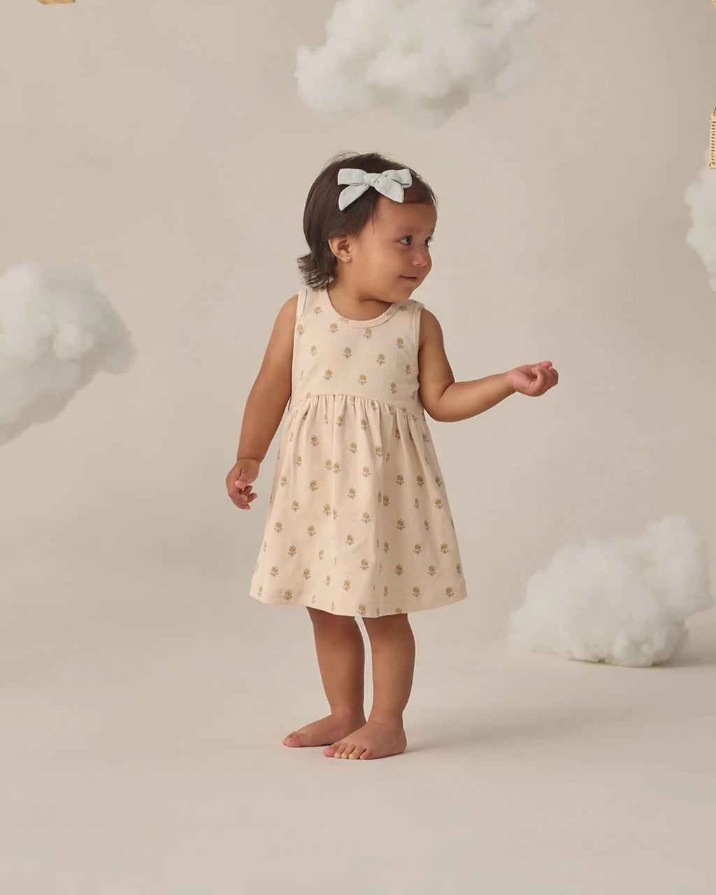 Quincy Mae Ribbed Tank Dress, Buttercup - Flying Ryno