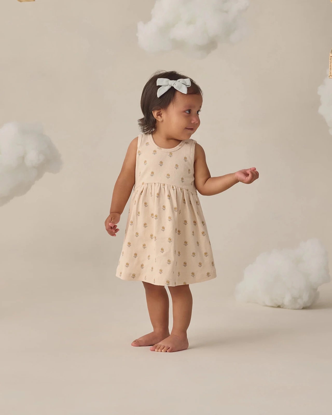 Quincy Mae Ribbed Tank Dress, Buttercup - Flying Ryno