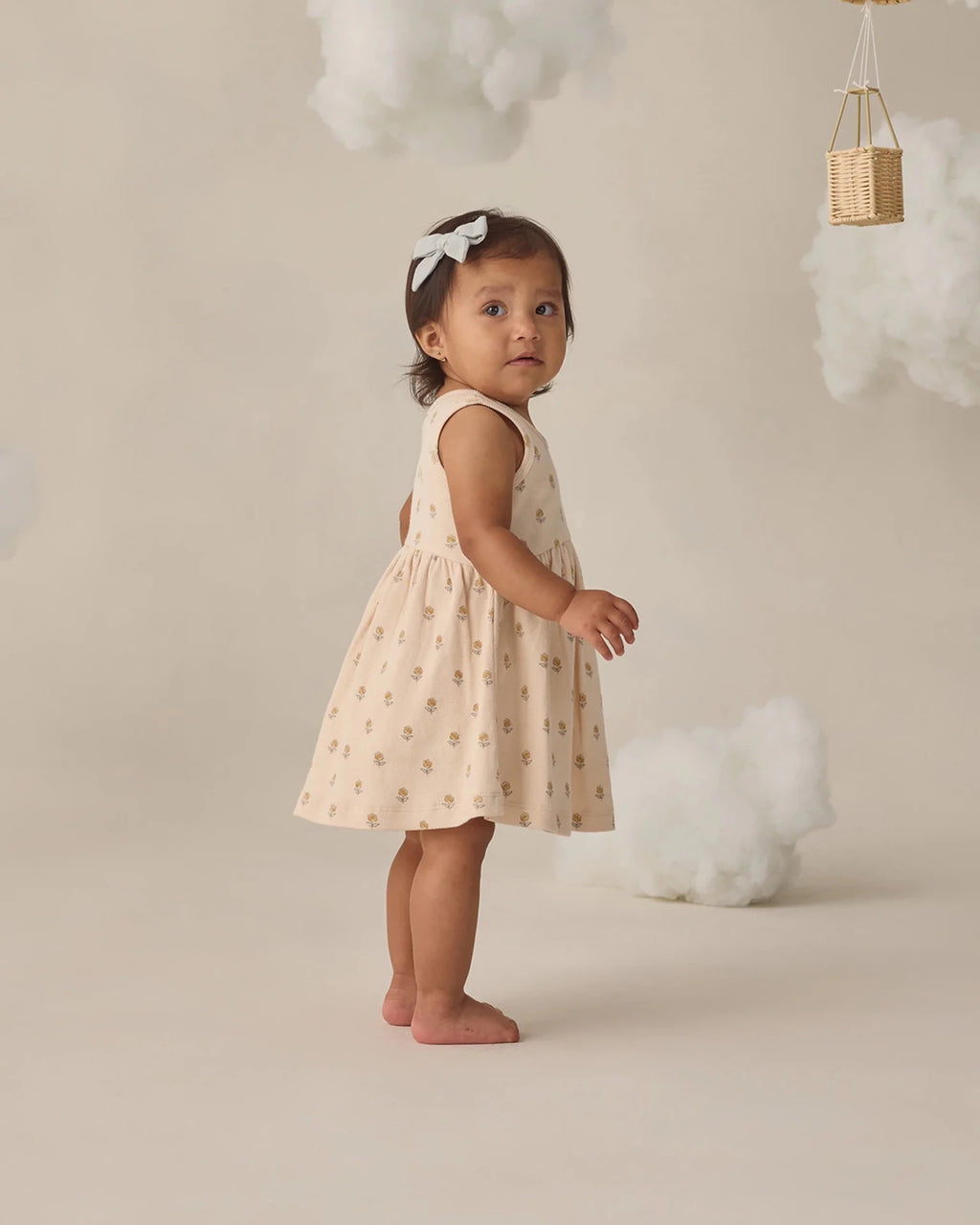 Quincy Mae Ribbed Tank Dress, Buttercup - Flying Ryno