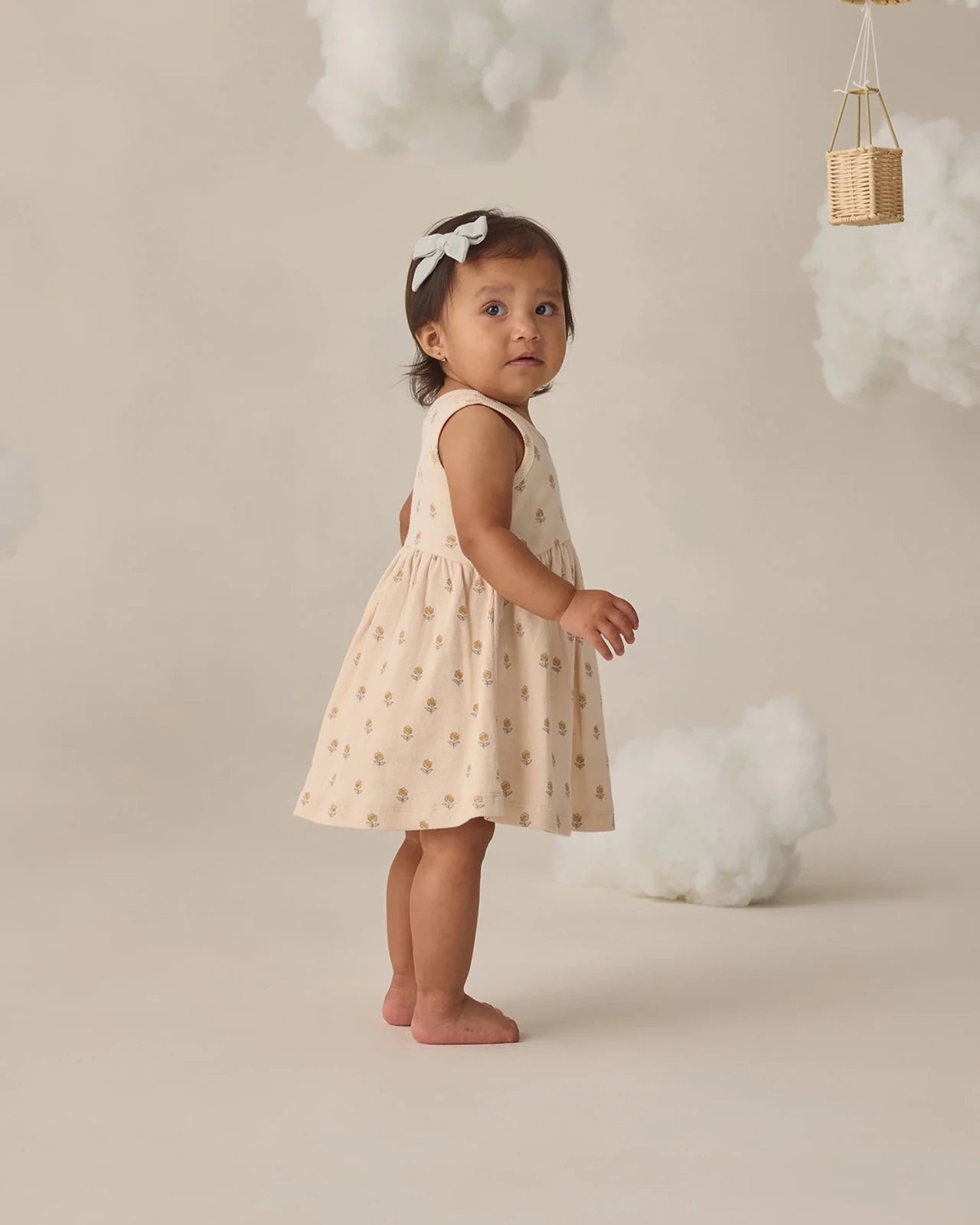 Quincy Mae Ribbed Tank Dress, Buttercup - Flying Ryno