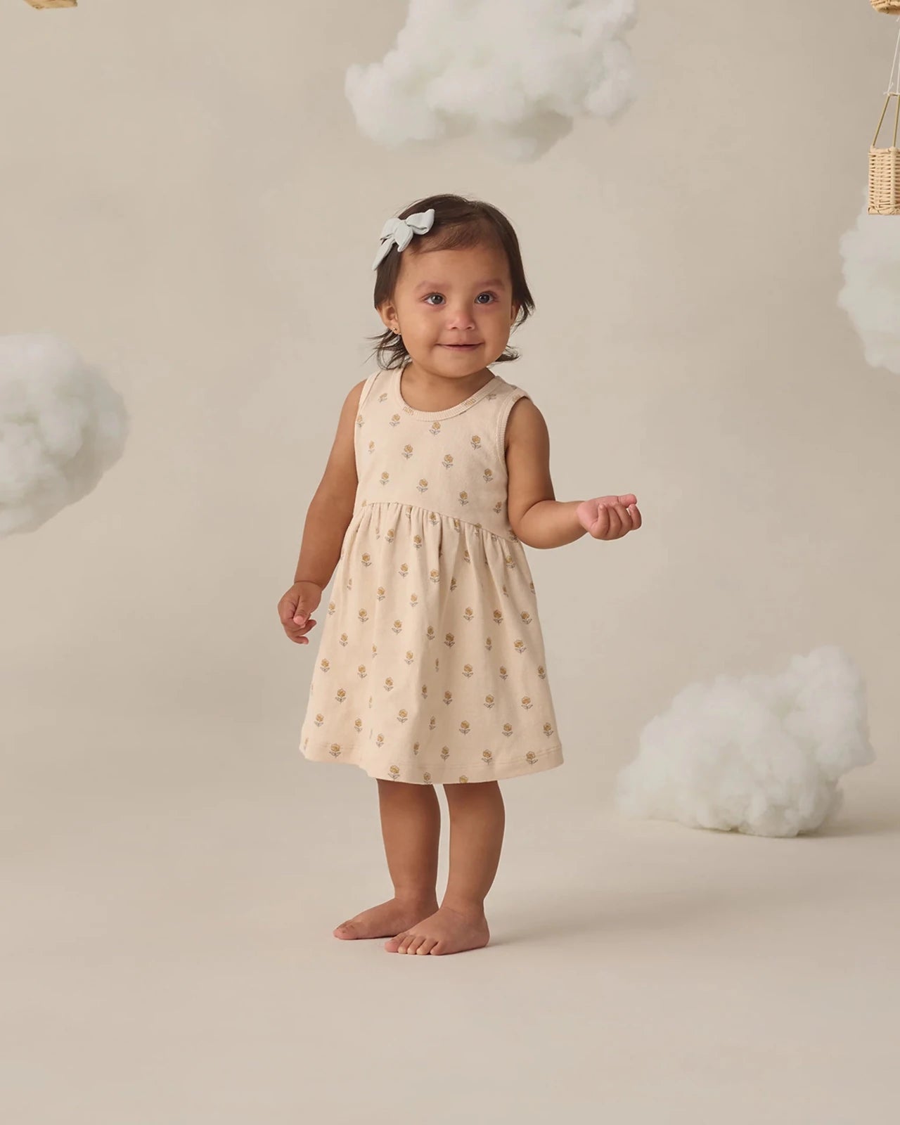 Quincy Mae Ribbed Tank Dress, Buttercup - Flying Ryno