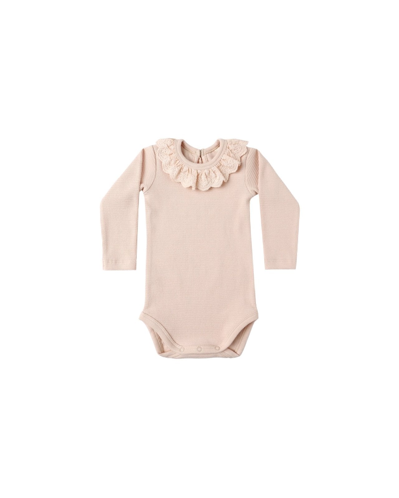 Quincy Mae Ruffle Collar Bodysuit + Legging Set, Antique - Flying Ryno