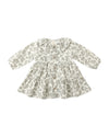 Quincy Mae Ruffle Collar Button Dress, Green Floral - Flying Ryno