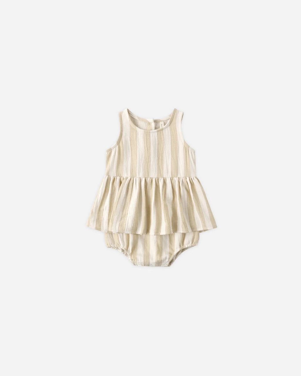 Quincy Mae Skirted Tank Romper, Summer Stripe - Flying Ryno