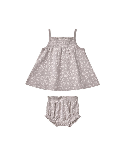 Quincy Mae Smocked Tank and Bloomer Set, Scatter - Flying Ryno