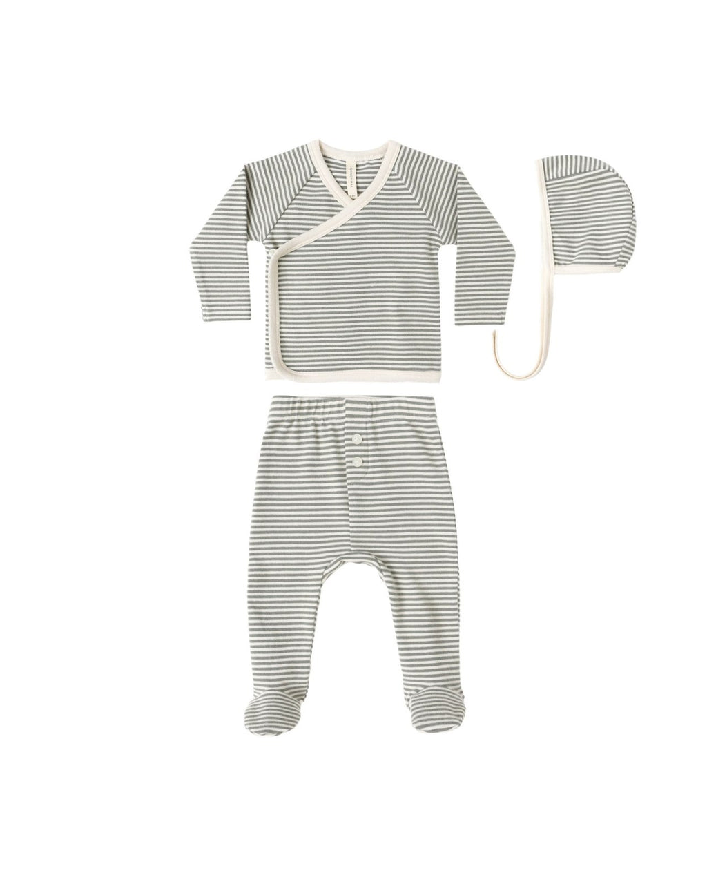 Quincy Mae Take Home Set, Forest Stripe - Flying Ryno