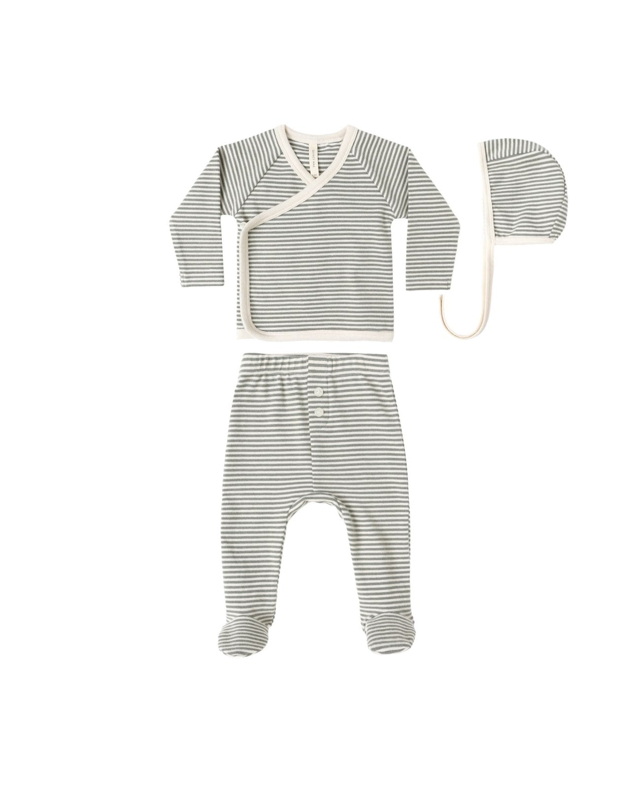Quincy Mae Take Home Set, Forest Stripe - Flying Ryno