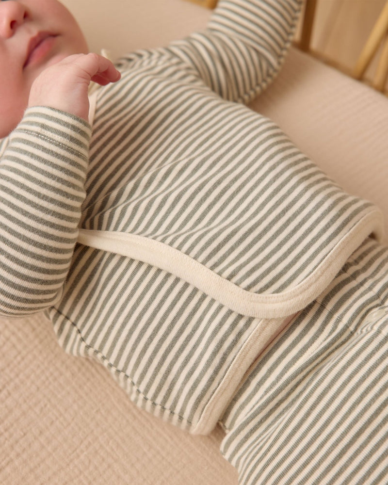 Quincy Mae Take Home Set, Forest Stripe - Flying Ryno