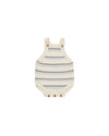 Quincy Mae Tatum Romper, Blue Stripe - Flying Ryno