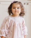 Quincy Mae V Smocked Dress, Bows - Flying Ryno