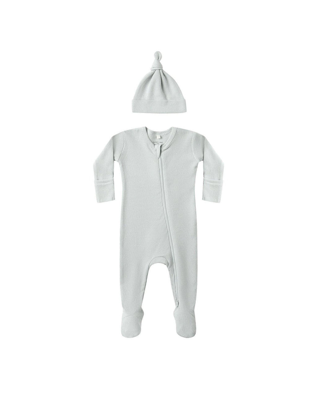 Quincy Mae Waffle Sleep Set, Ice Blue - Flying Ryno