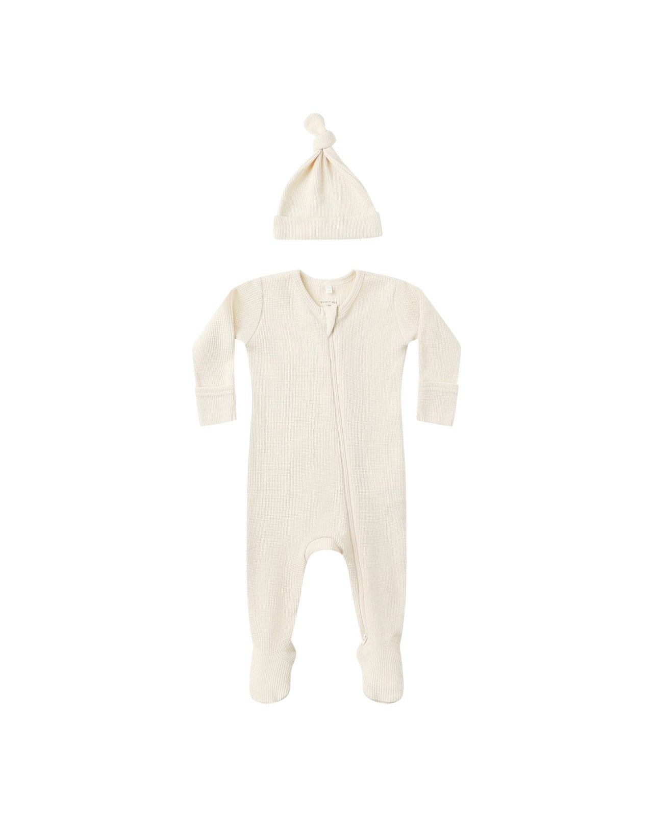 Quincy Mae Waffle Sleep Set, Natural - Flying Ryno