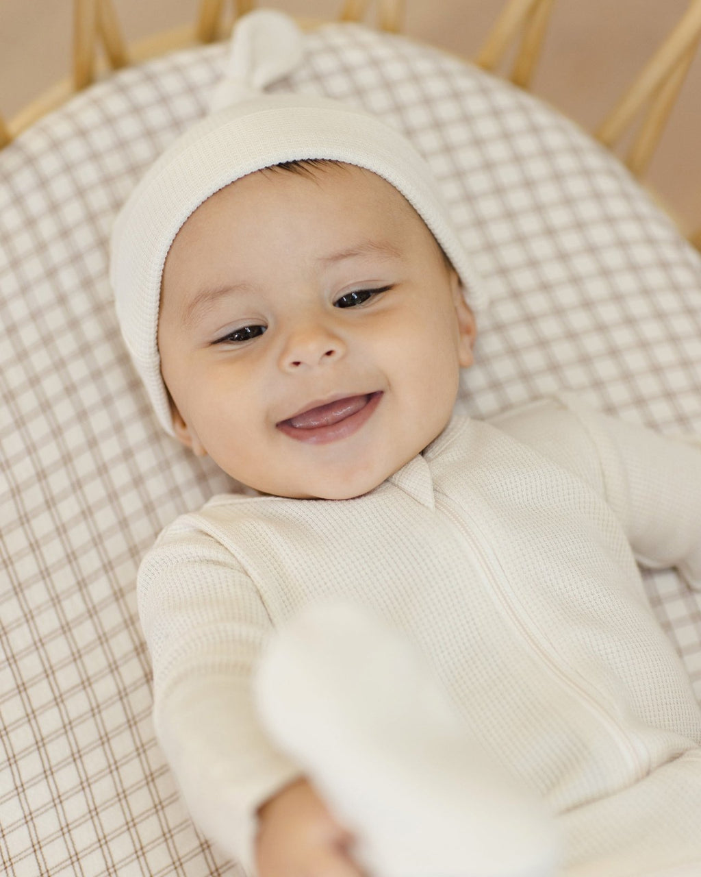 Quincy Mae Waffle Sleep Set, Natural - Flying Ryno